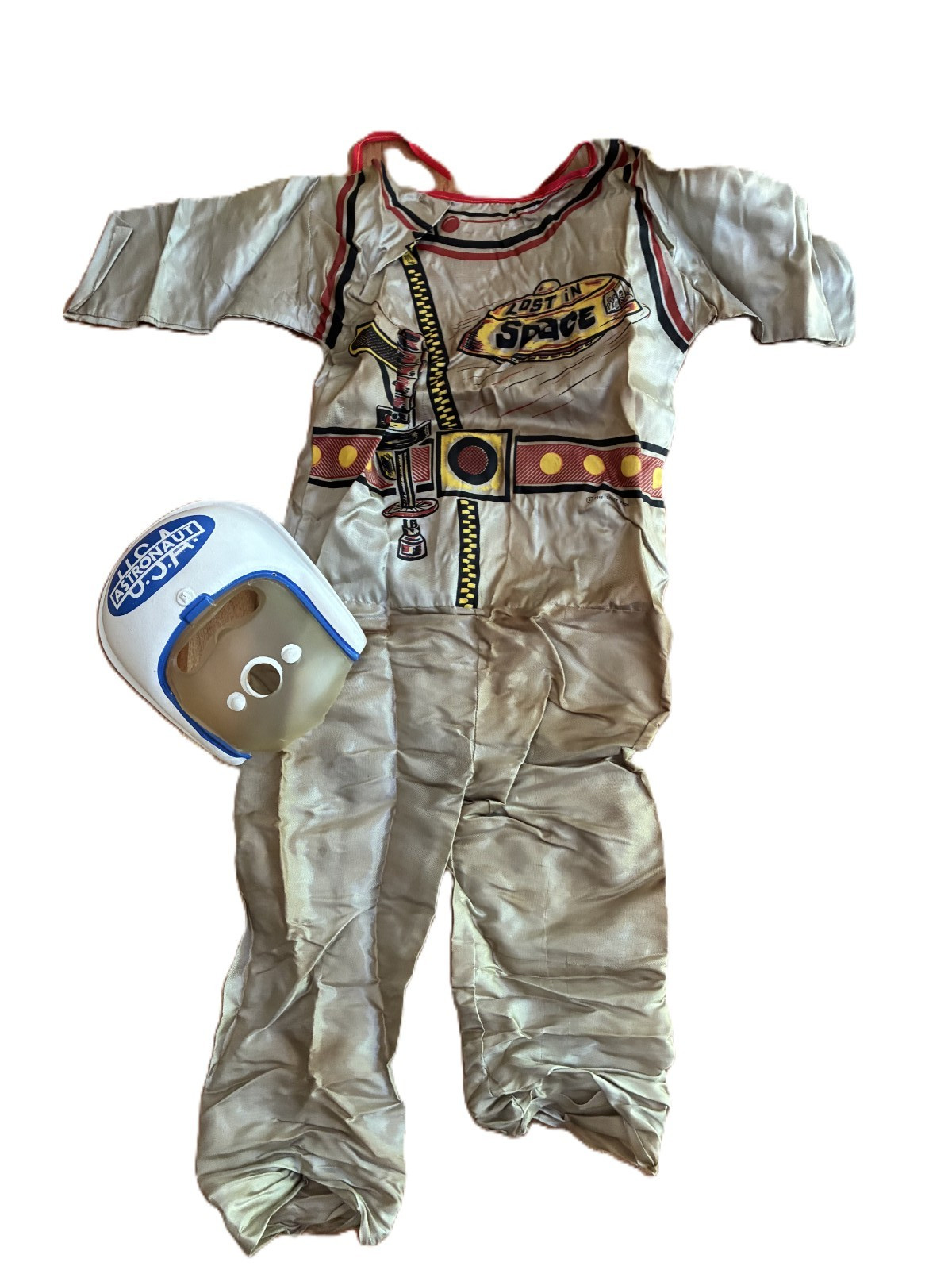 Rare Vtg 1966 Ben Cooper LOST IN SPACE Astronaut Mask Costume Superhero w/ Box Rare Vtg 1966 Ben Cooper LOST IN SPACE Astronaut Mask Costume Superhero w/ Box