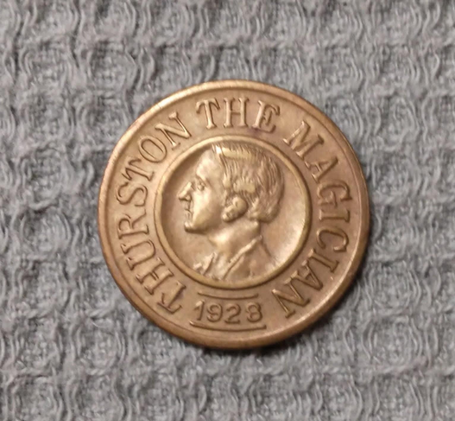 Thurston the Magician Brass Token Thurston the Magician Brass Token