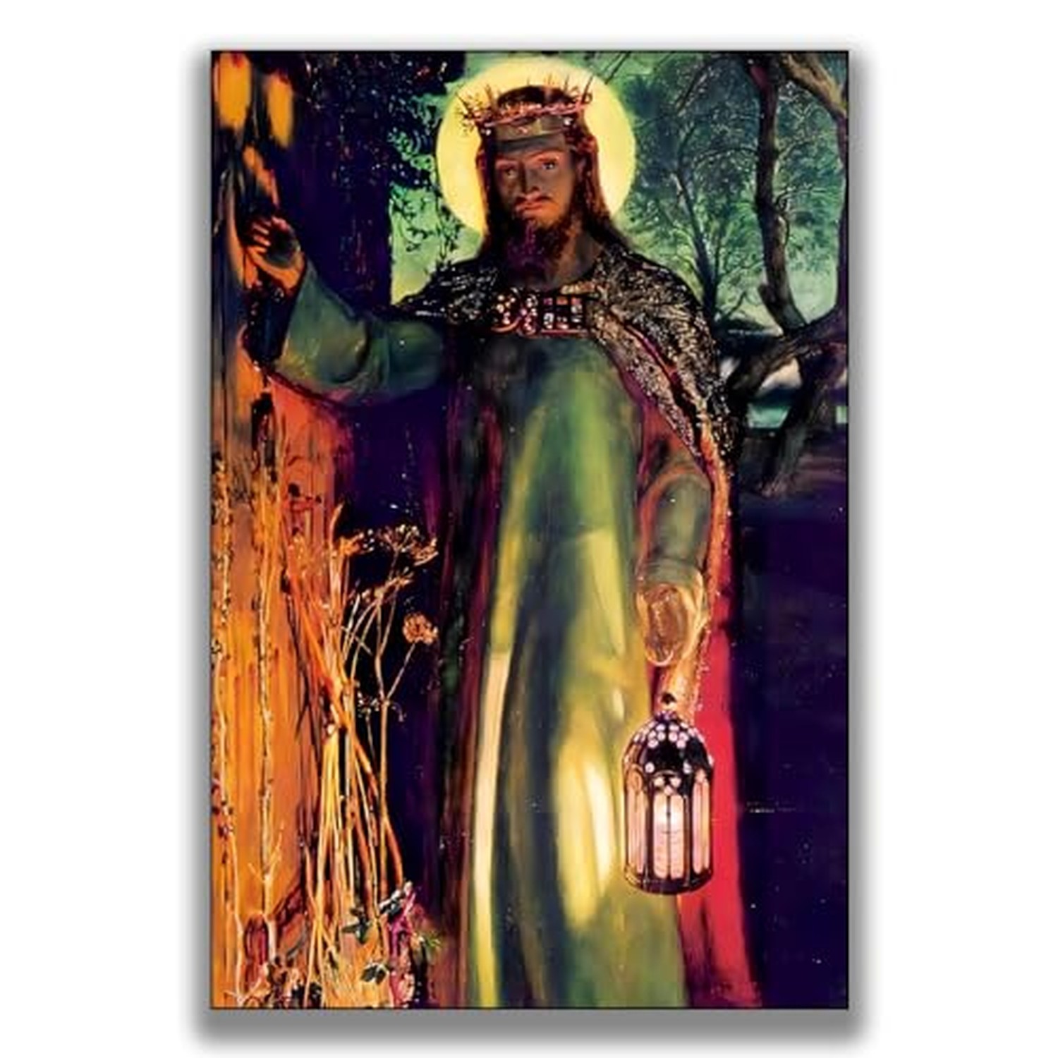 OKRA William Holman Hunt Canvas Wall Art - The Light of The World Print - Pic... OKRA William Holman Hunt Canvas Wall Art - The Light of The World Print - Pic...