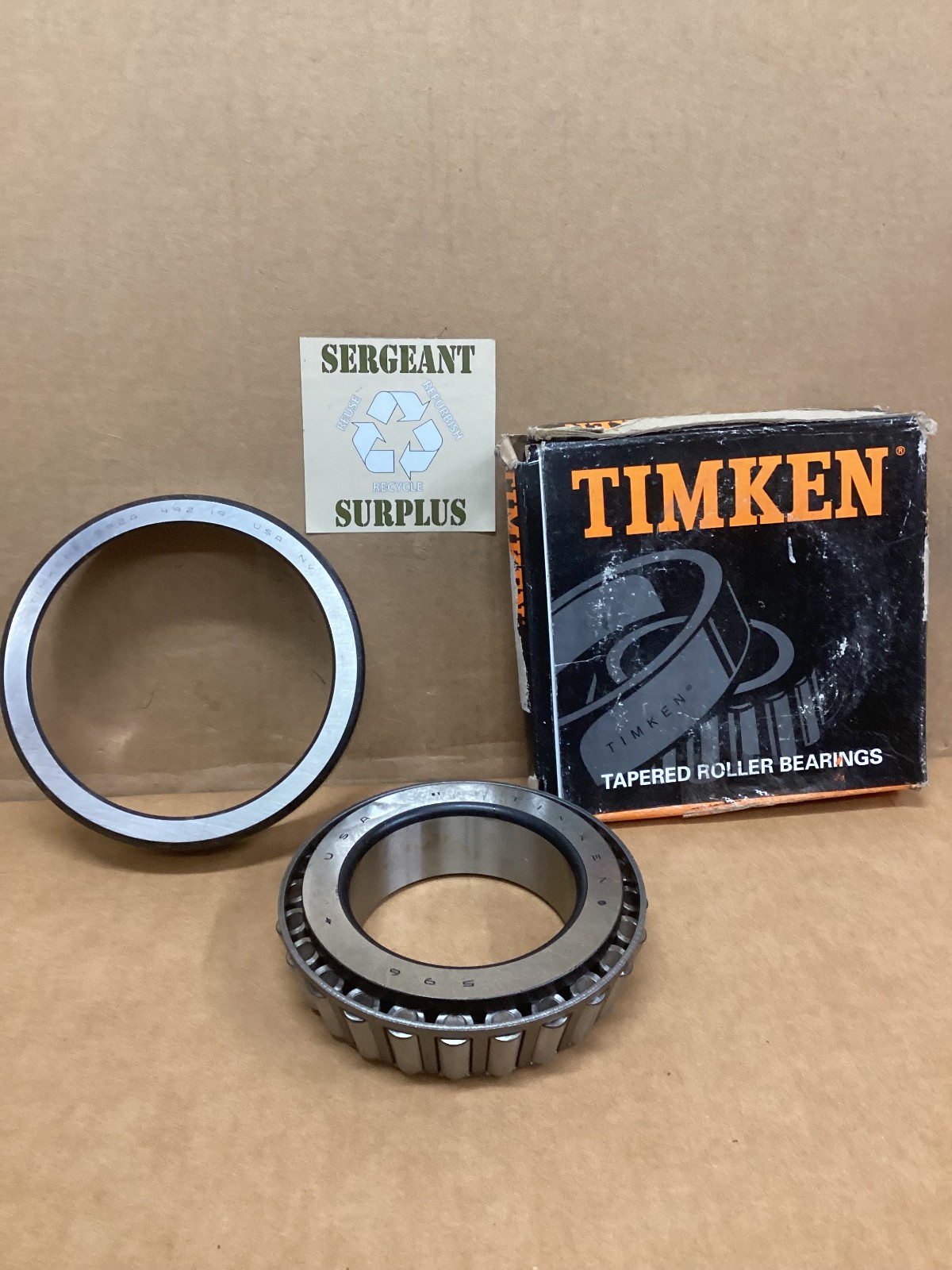 Timken/Bower cone & roller bearings pn#593A Timken/Bower cone & roller bearings pn#593A