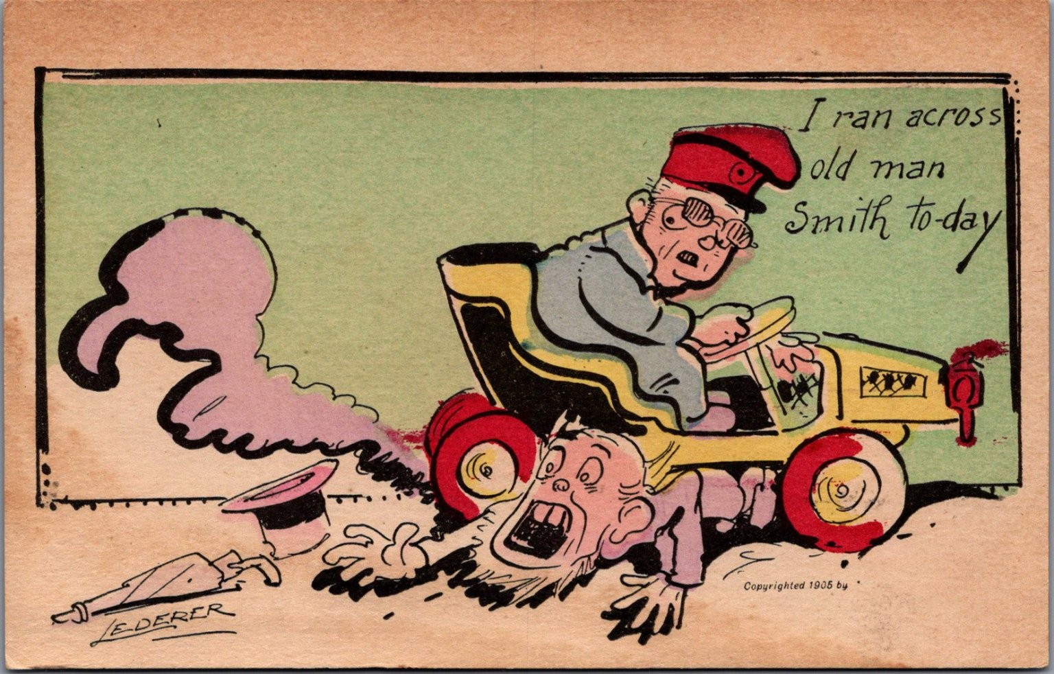 1905 E. Derer Comic Postcard \ 1905 E. Derer Comic Postcard \