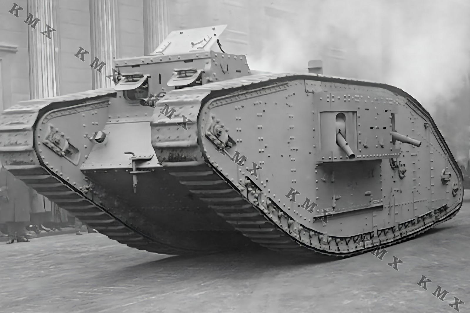 WWI Tank 4x6 photo