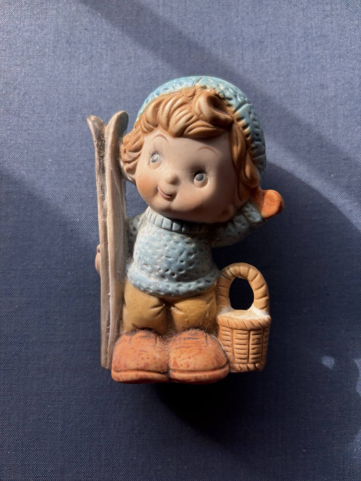 Vintage Ceramic Figurine Little Boy \