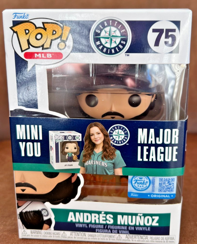 2026 Andres Munoz #75 Funko Pop Seattle Mariners SGA 9/8/26 NEW IN BOX 2026 Andres Munoz #75 Funko Pop Seattle Mariners SGA 9/8/26 NEW IN BOX