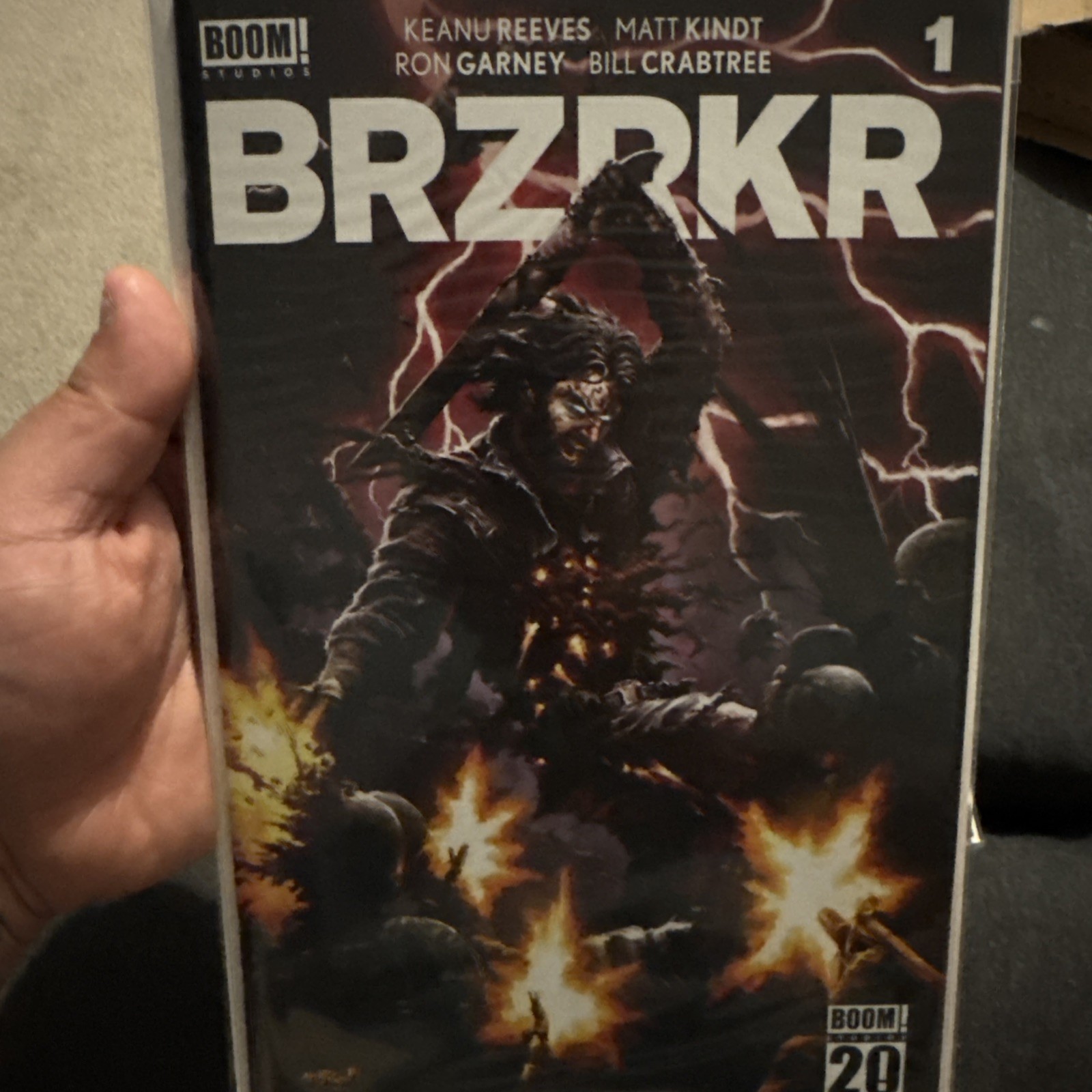 BRZRKR #1 CONVENTION EXCLUSIVE (2025) - NRG LTD 150 - MOVIE COMING KEANU BRZRKR #1 CONVENTION EXCLUSIVE (2025) - NRG LTD 150 - MOVIE COMING KEANU