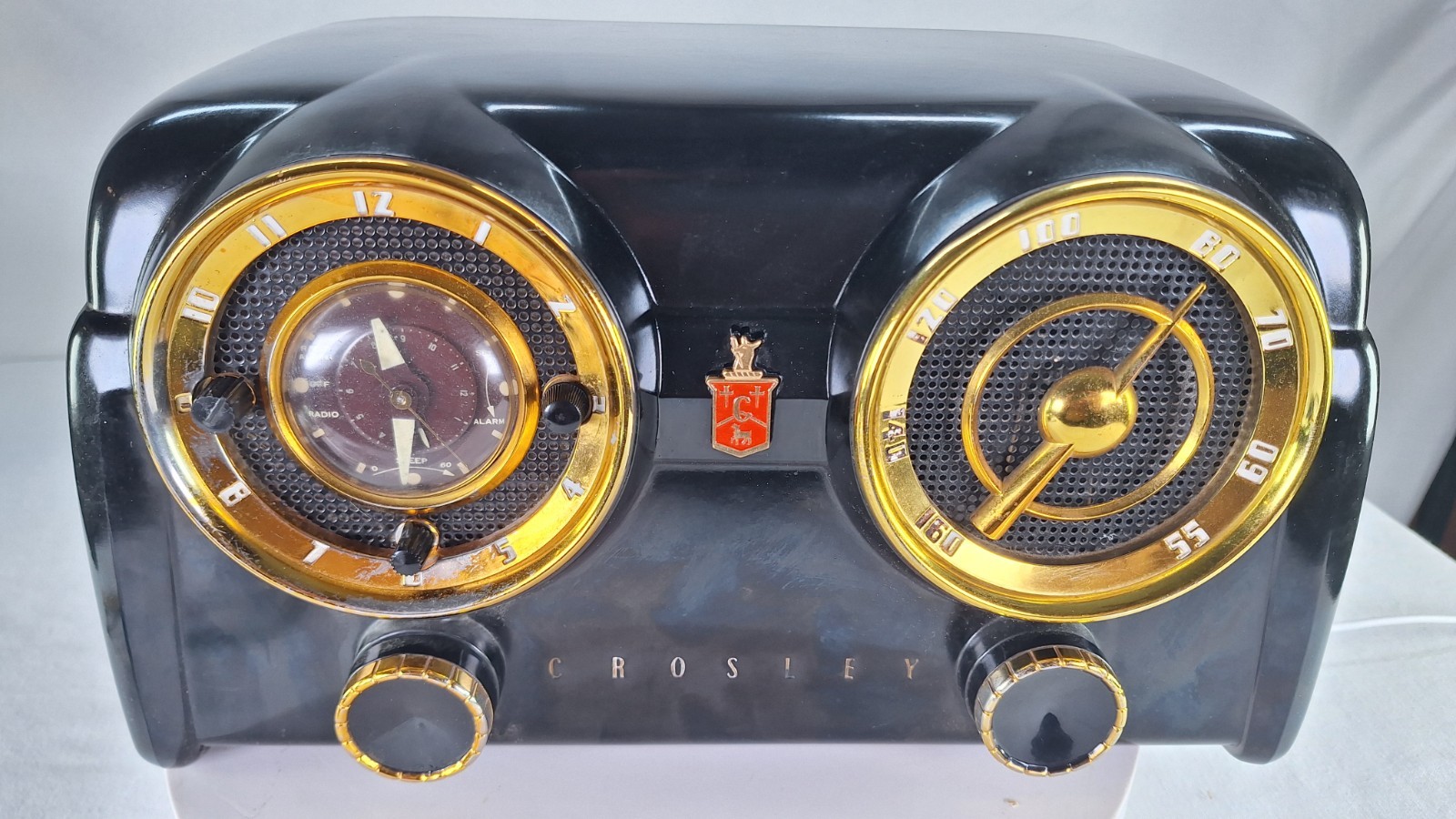 Working Crosley Model 11-121U AM Tube Radio *Read, See Demo link in Description Working Crosley Model 11-121U AM Tube Radio *Read, See Demo link in Description