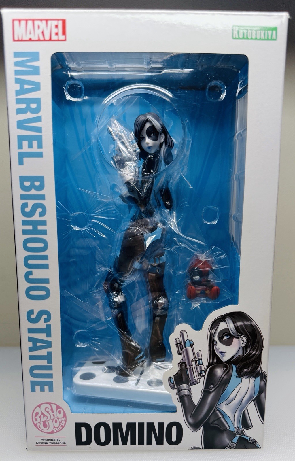 2019 Kotobukiya Marvel Bishoujo Domino X-Force 1/7 Statue Deadpool Sealed MIB