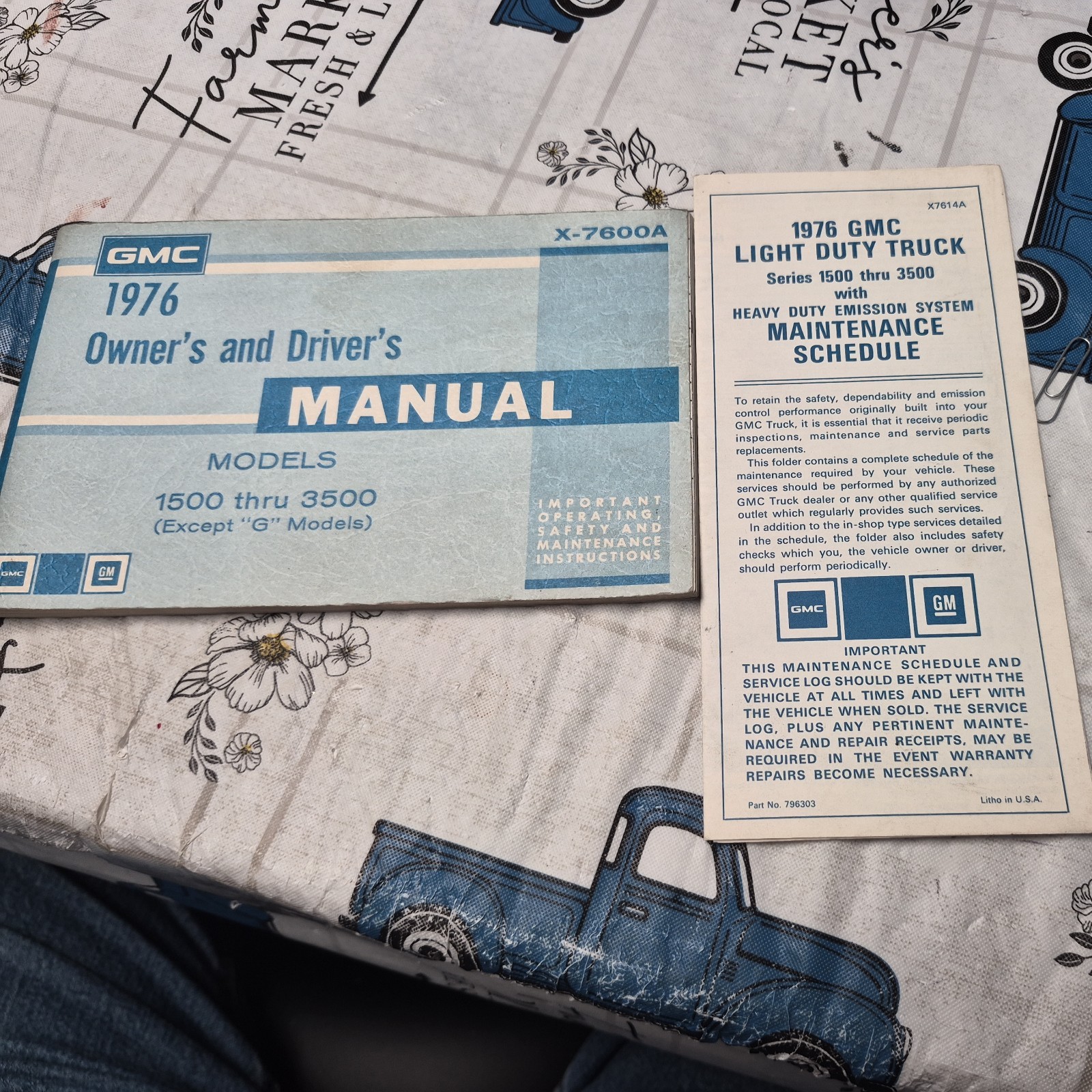 Original 1976 GMC Truck 1500 2500 3500 Owners Operators Drivers Manual Original 1976 GMC Truck 1500 2500 3500 Owners Operators Drivers Manual
