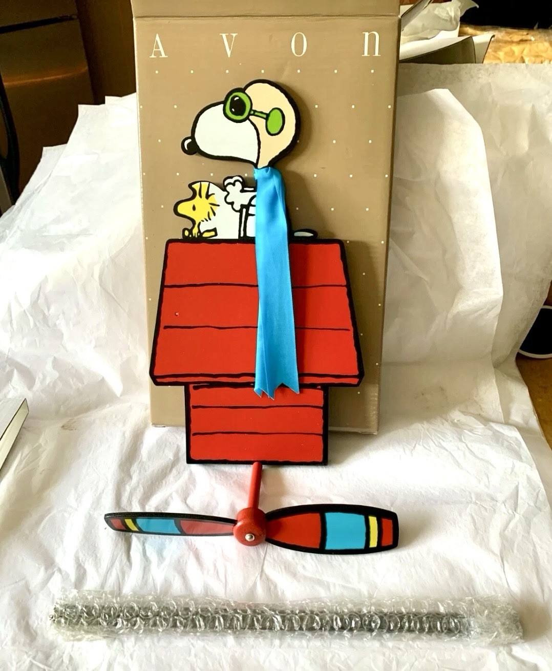 Vintage AVON Snoopy FLYING ACE Woodstock Whirls Of Fun Decoration Woodstock NIB Vintage AVON Snoopy FLYING ACE Woodstock Whirls Of Fun Decoration Woodstock NIB