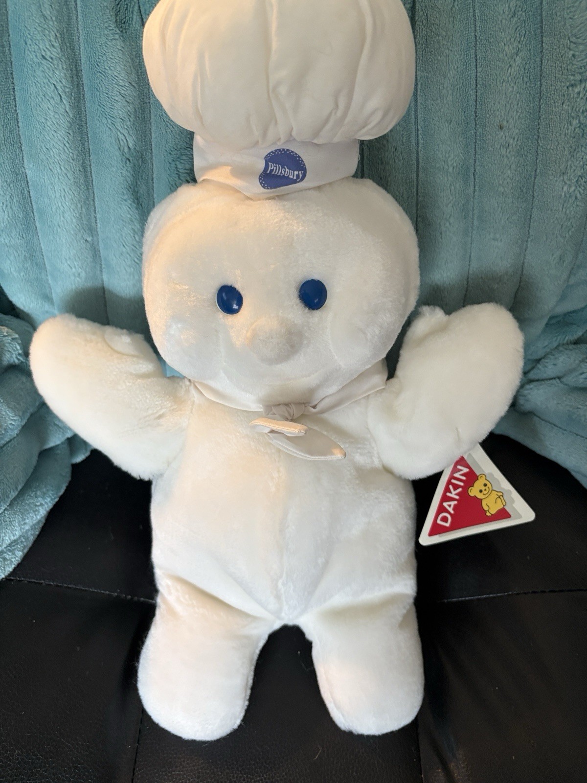 Vintage 1987 Dakin Pillsbury Dough Boy Poppin' Fresh Stuffed (Hand) Puppet RARE