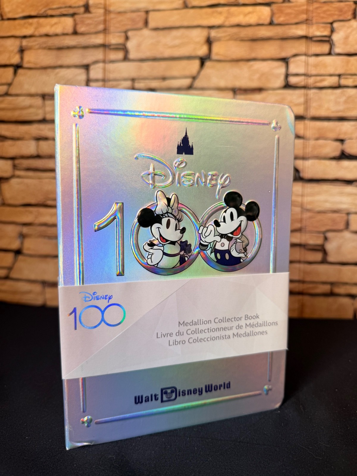 Disney 100 Years of Wonder Medallion Collection Book New/READ