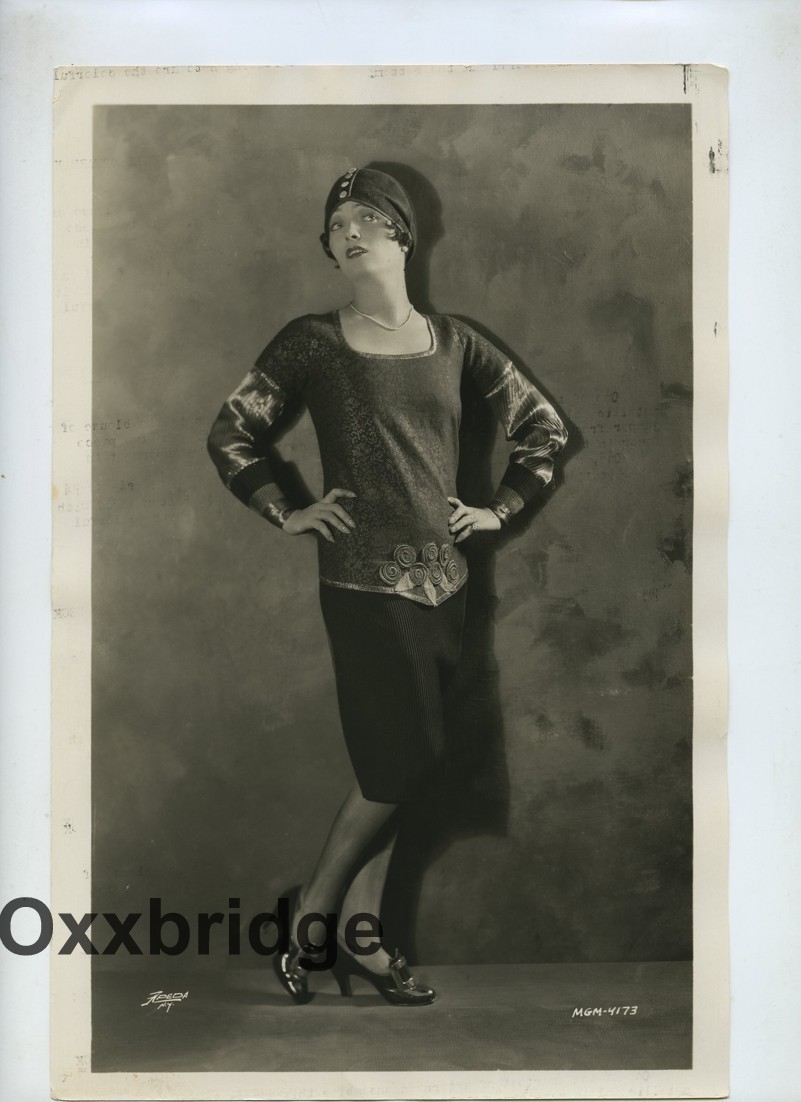 Flapper Girl Pauline Stark Art Deco 1926 Sexy Fashion Baby Doll Photo J4975