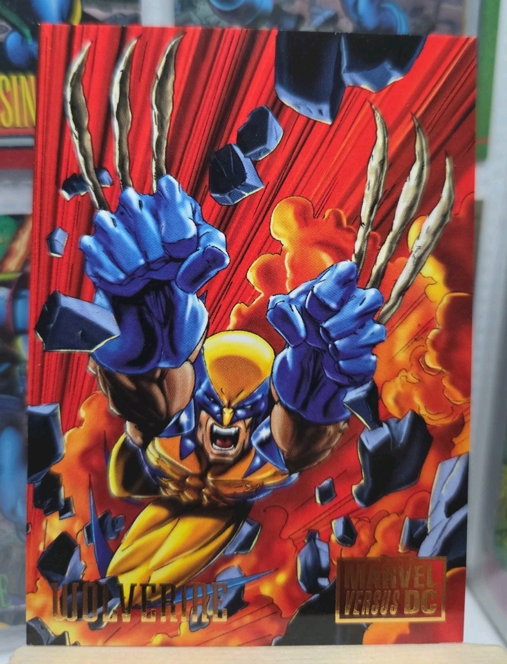 1995 Fleer Marvel Versus DC - Wolverine #14 1995 Fleer Marvel Versus DC - Wolverine #14
