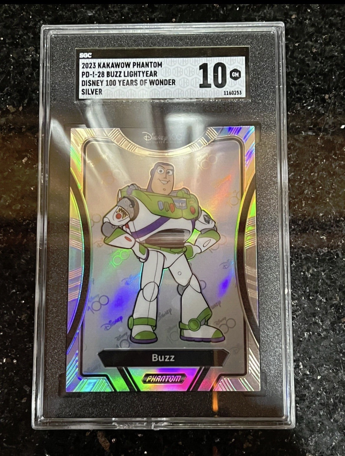 2023 Kakawow Disney 100 Years of Wonder Silver Buzz Lightyear SGC 10 #PD-I-28