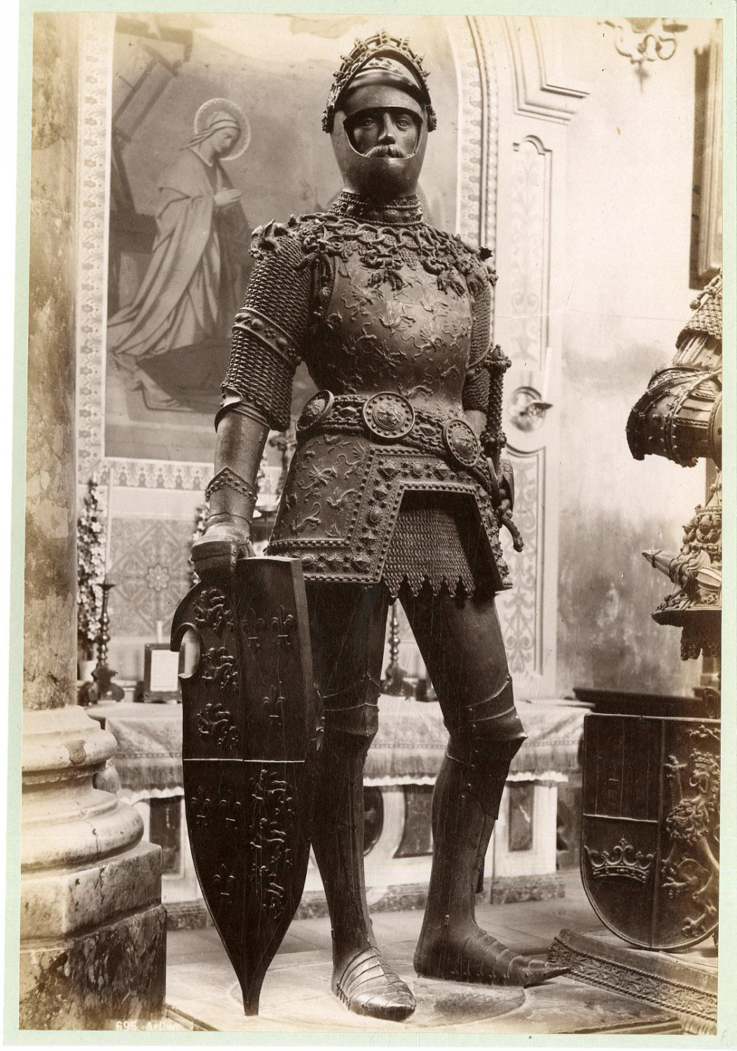 Austria, Innsbruck, Arthur King of England Vintage Albums Print. Austria 