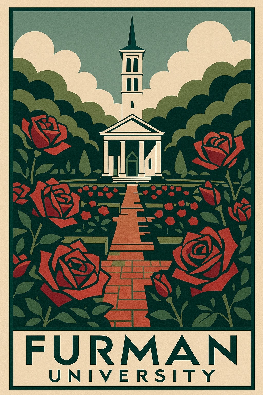 ๐ Furman University Poster - 24x36โ - Hi-Res๐ Premium Print - 200 GSM Paper๐๏ธ ๐ Furman University Poster - 24x36โ - Hi-Res๐ Premium Print - 200 GSM Paper๐๏ธ