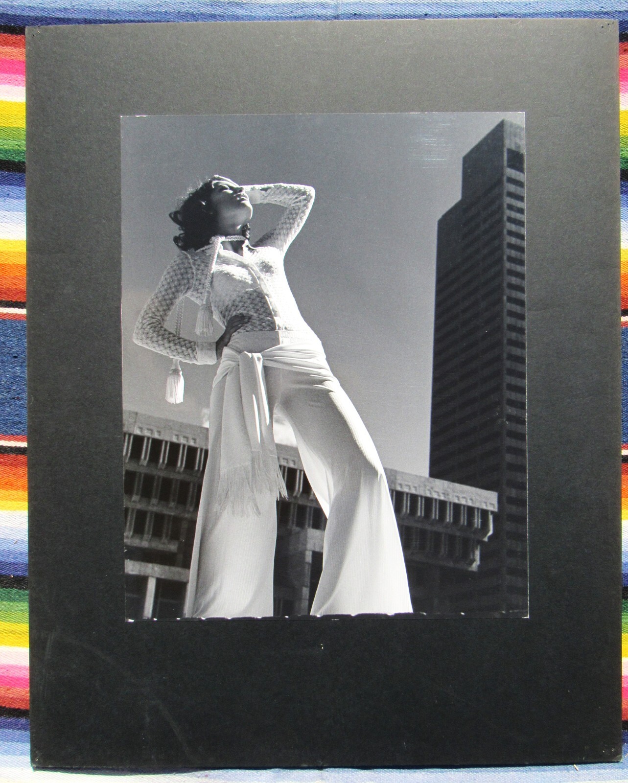 WILD VINTAGE 60S FASHION PHOTOGRAPH DOUG WILKINS SIGNED MID CENTURY MODERN MCM