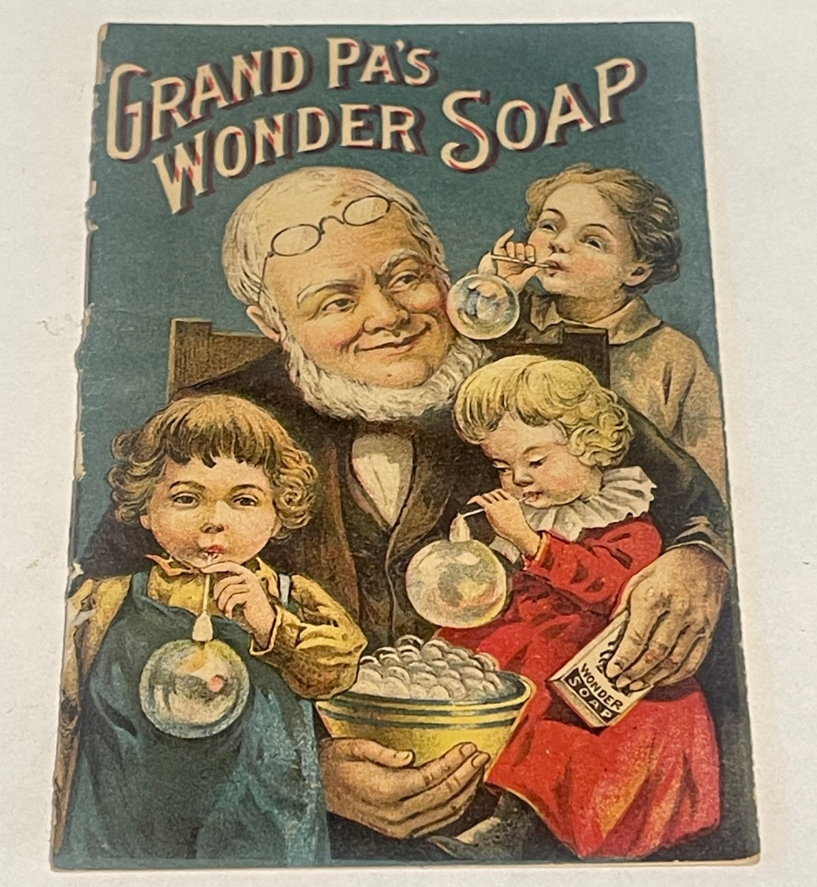 Antique c1900 Grand Pa’s Wonder Soap Advertising Booklet Beaver Soap Co Dayton O