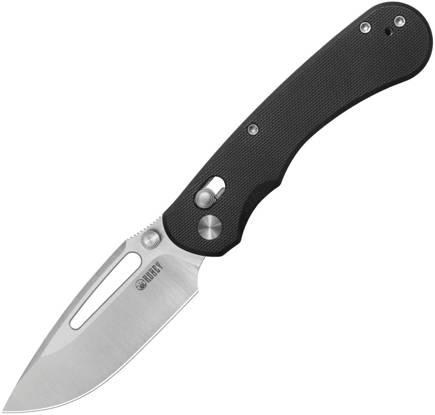 Kubey Stalker Crossbar Lock Black G10 Folding D2 Steel Pocket Knife 504A