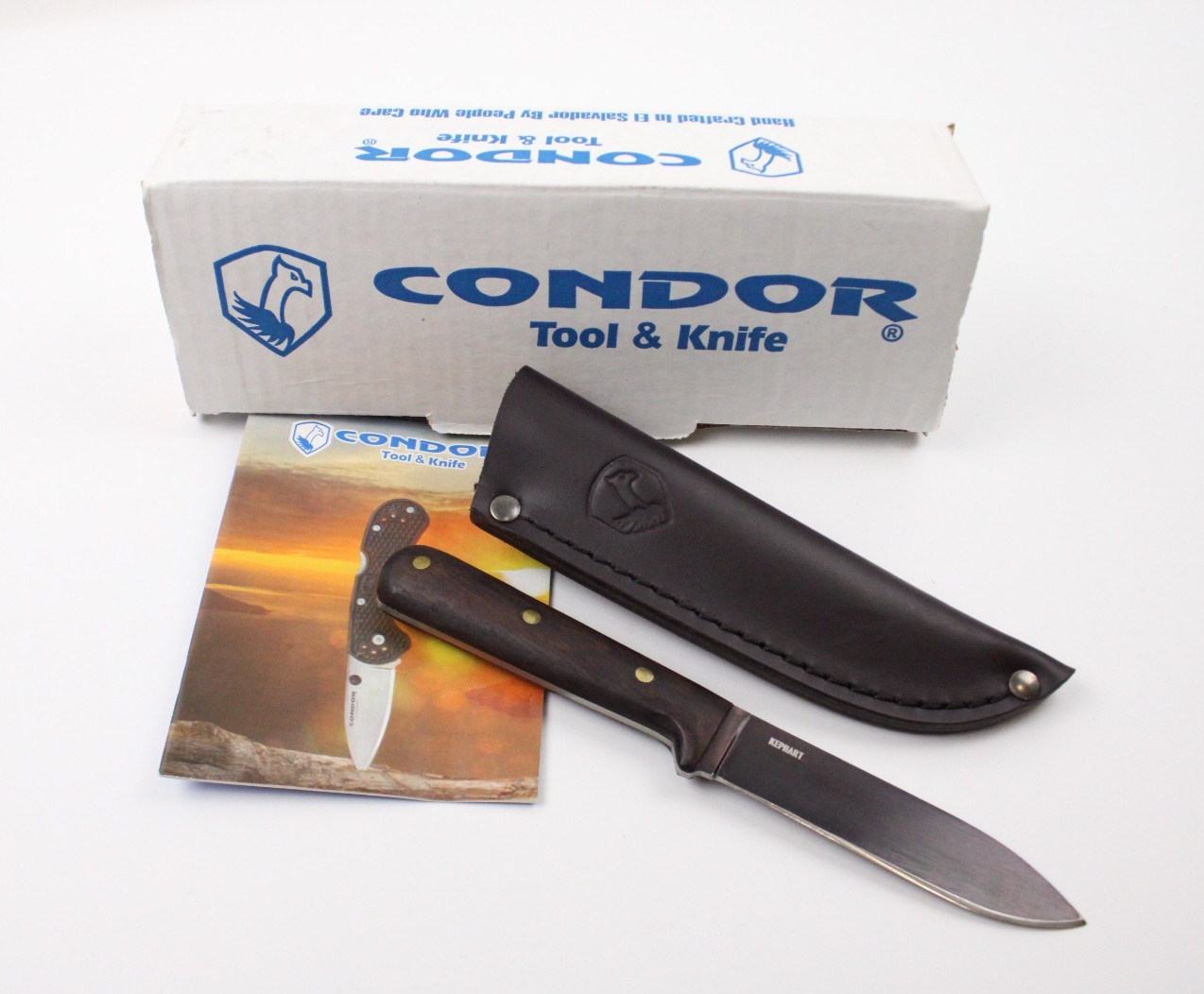 Condor Tool and Knife Survival Kephart Hardwood Handle with Sheath