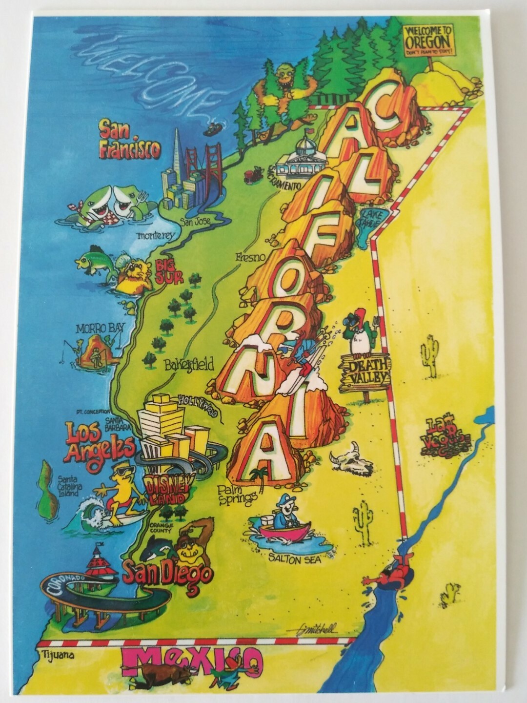 California State California Scene Postcard California State California Scene Postcard