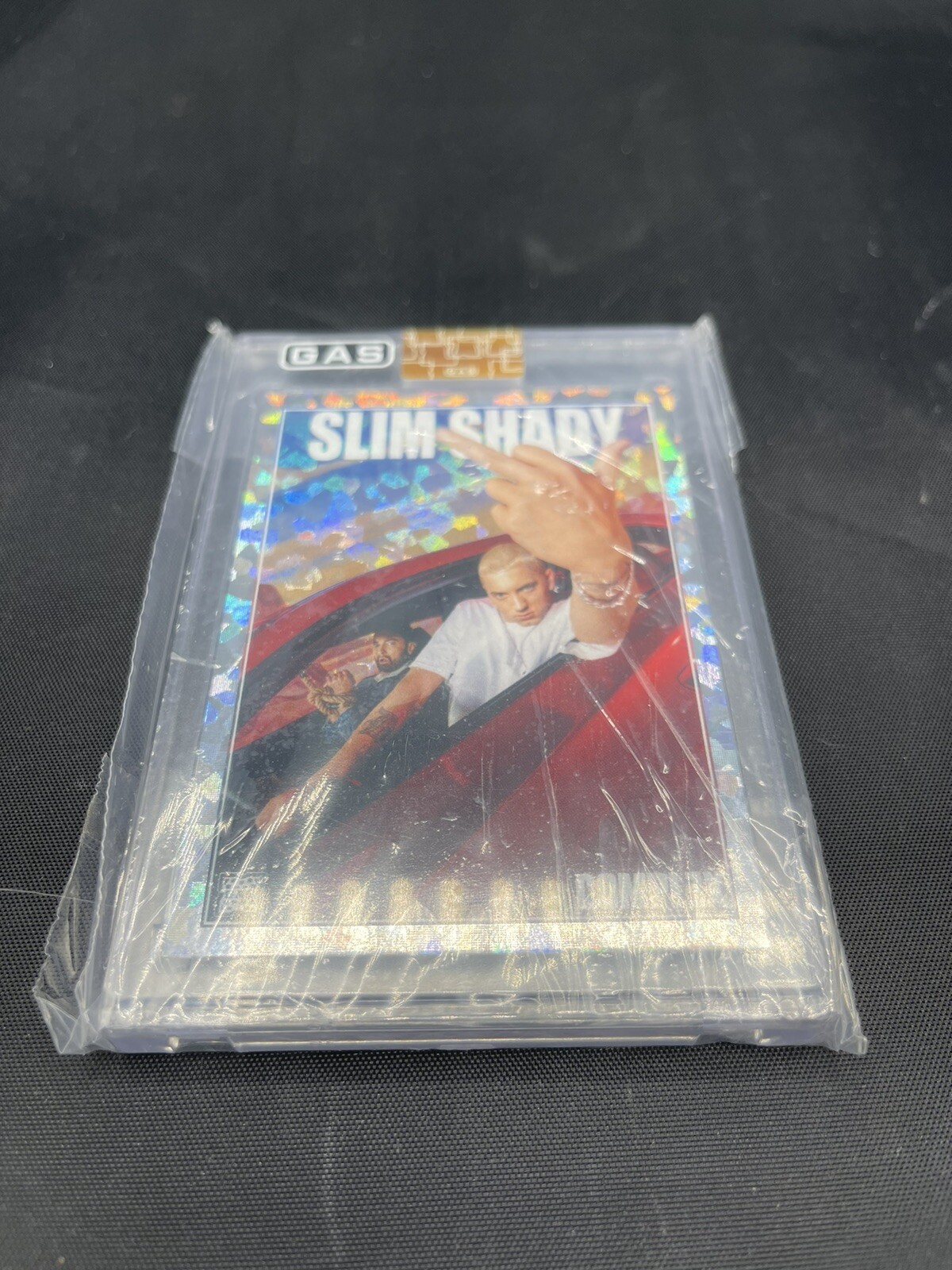SLIM SHADY LIMITED EDITION EMINEM COMPLEX x GAS Cracked Ice Trading Card / 313 SLIM SHADY LIMITED EDITION EMINEM COMPLEX x GAS Cracked Ice Trading Card / 313