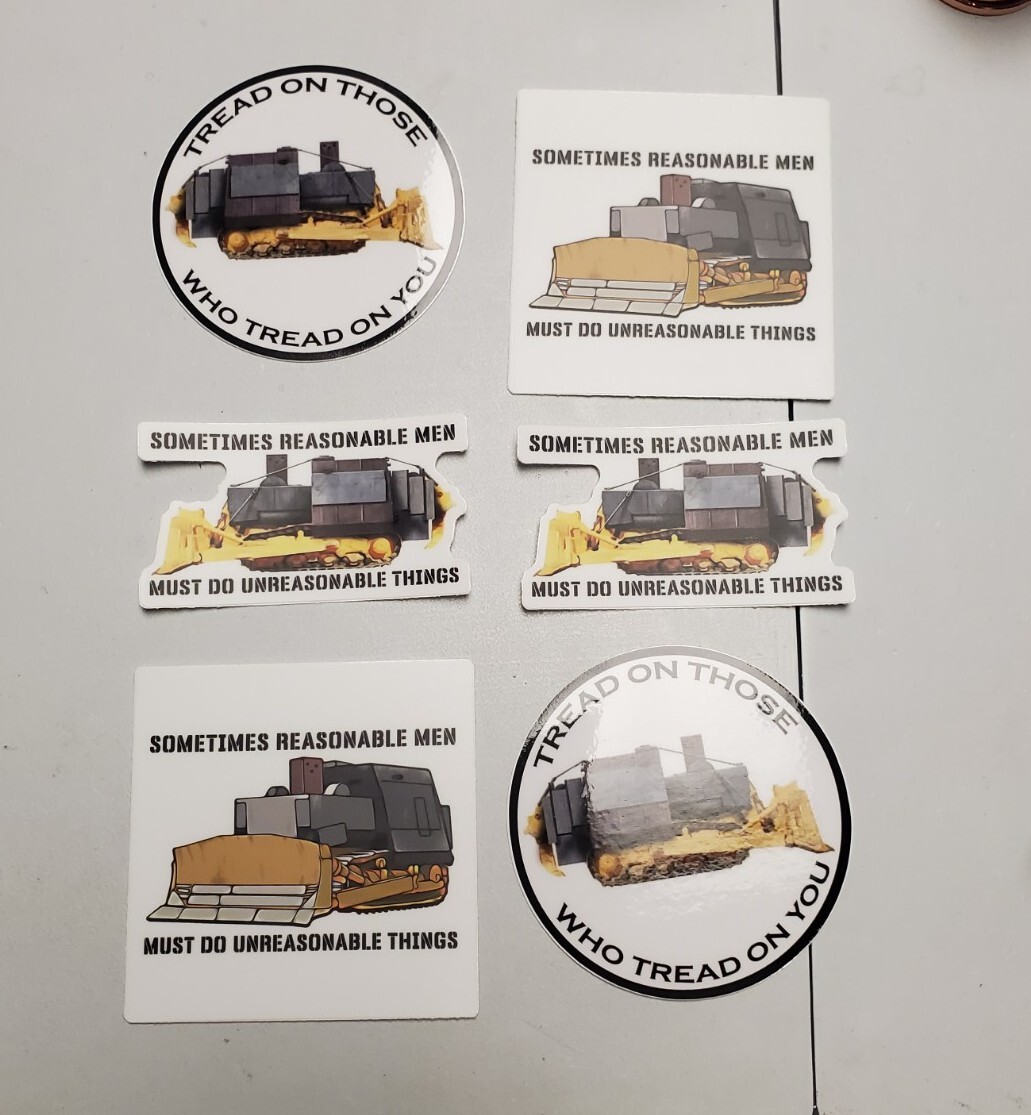 KILL DOZER KILLDOZER Stickers (6)