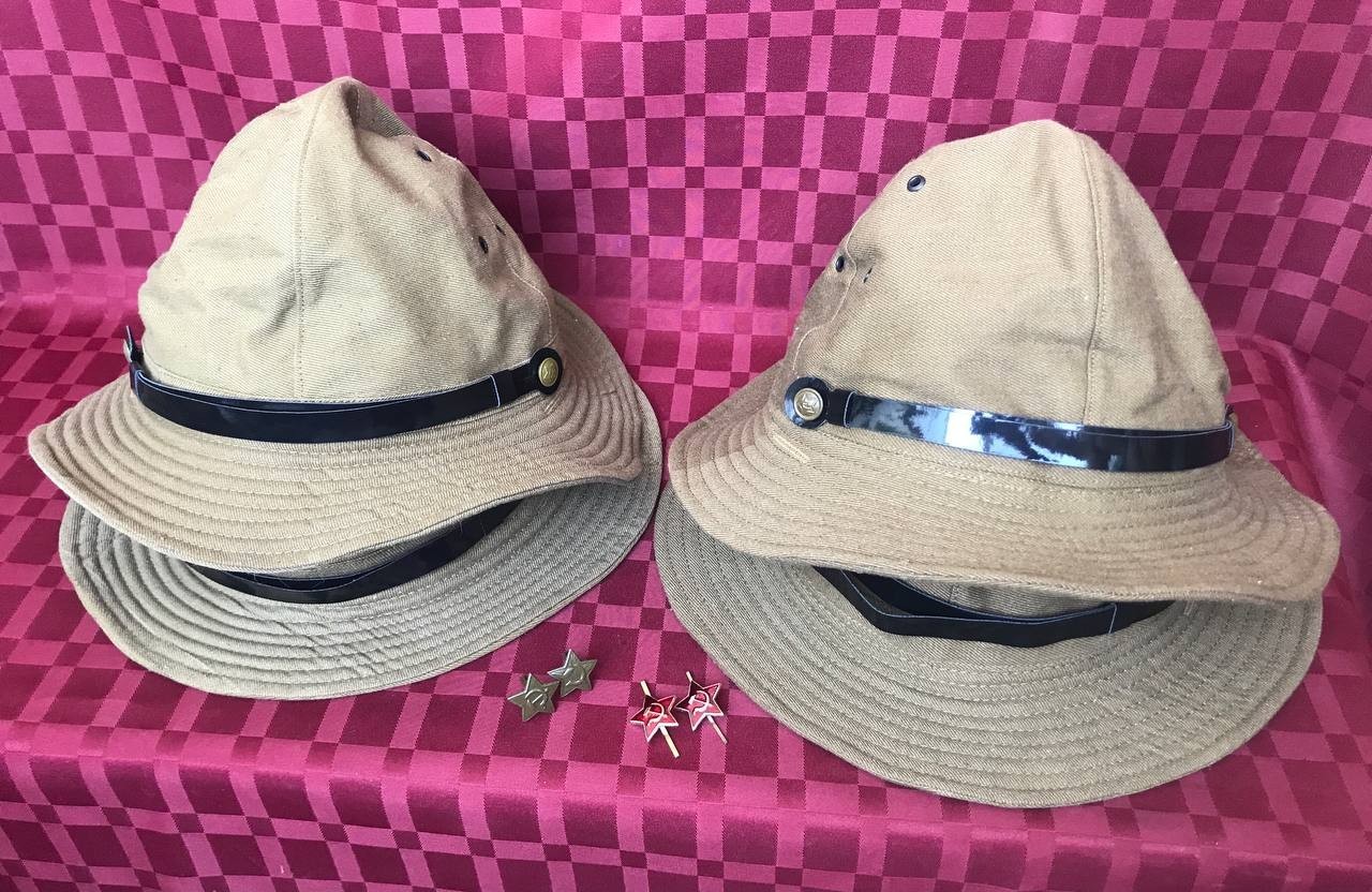 Afghan Panama Hat Soviet Army USSR 1986 NOS Olive Green Vintage Size 60