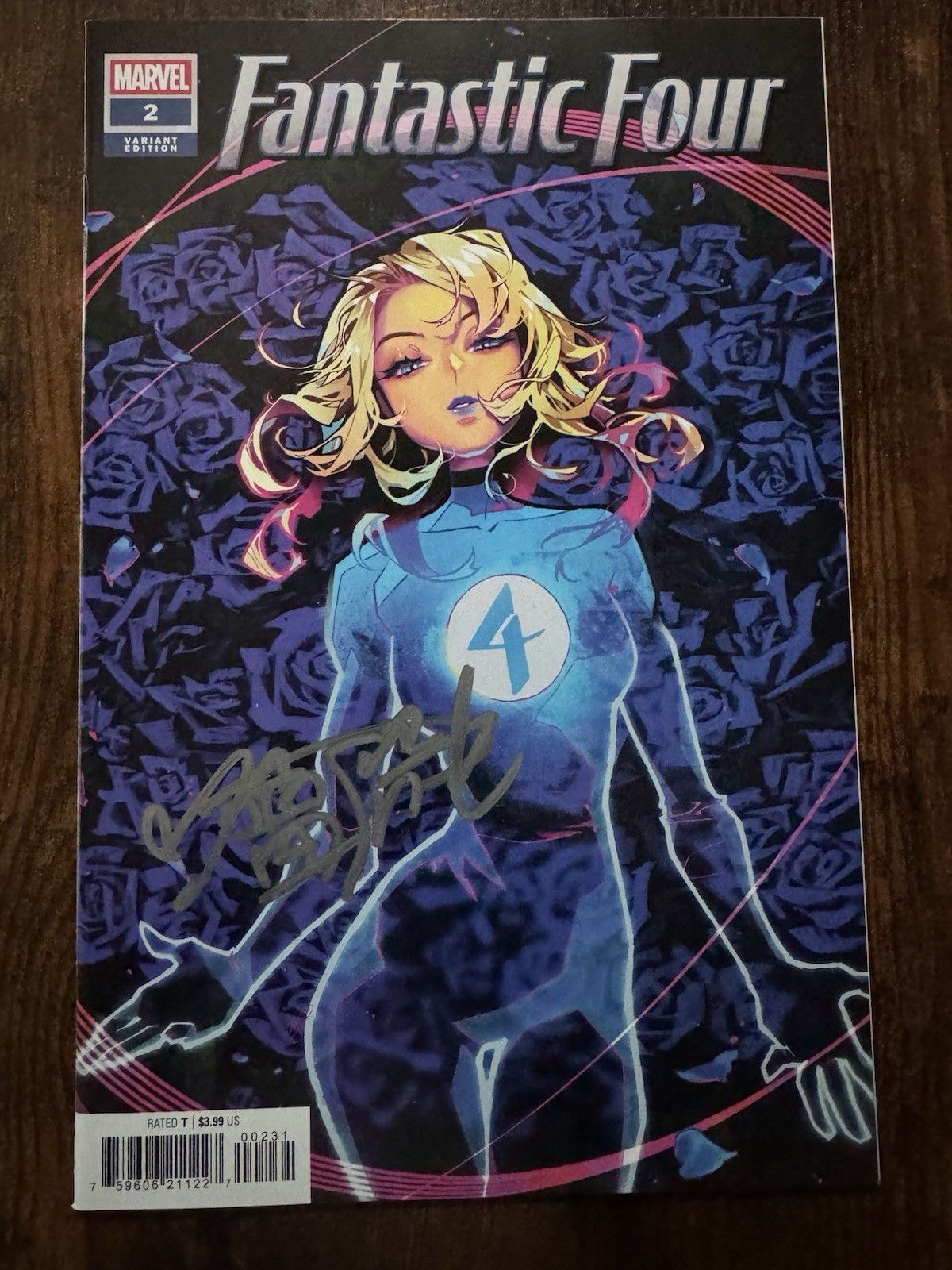 Fantastic Four #2 Signed by Rose Besch Trade Cover Variant Exclusive w/COA NM++