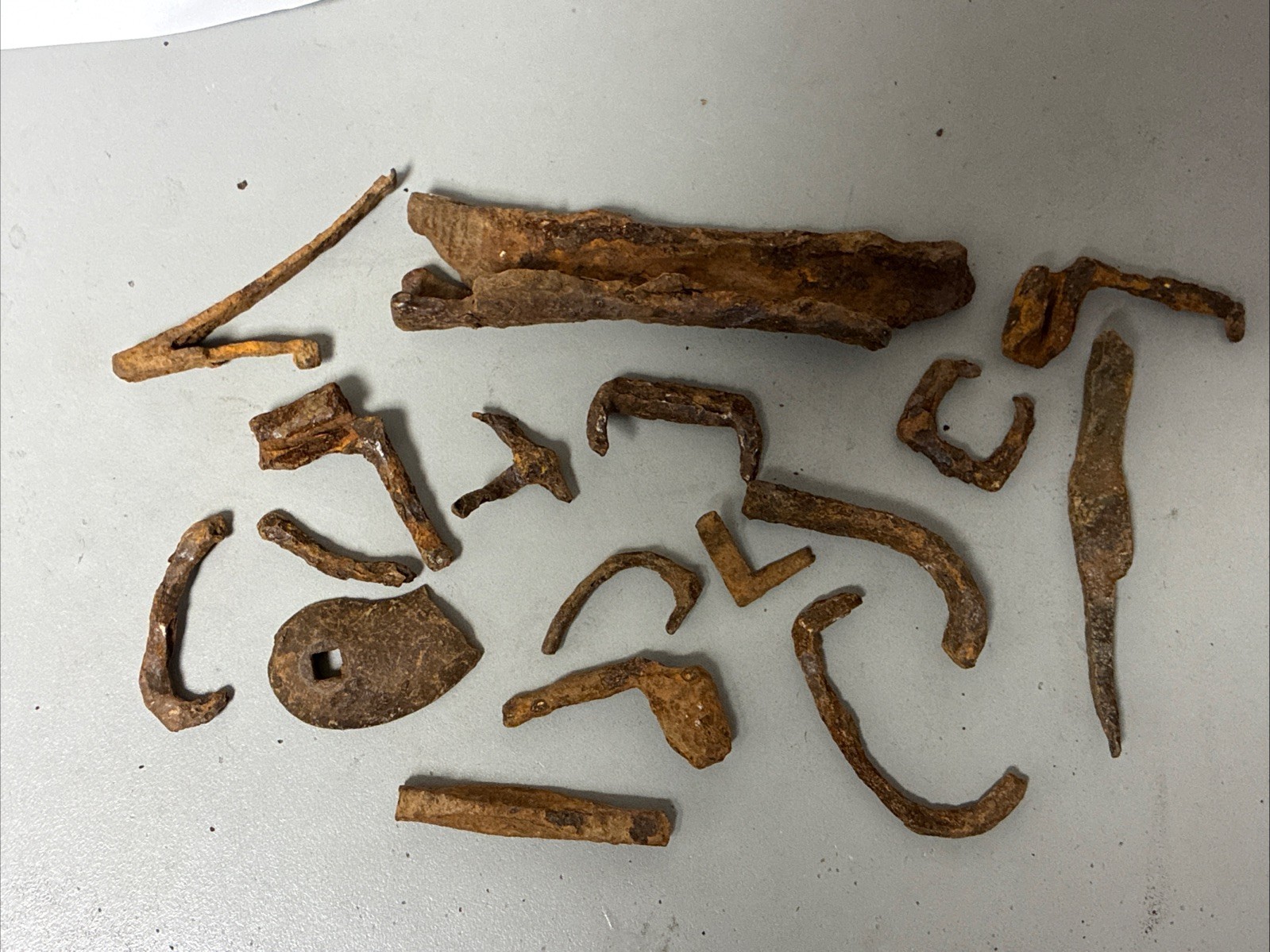Parts Of A Confederate Rifle Found At The Battle Of Antietam,1862 Parts Of A Confederate Rifle Found At The Battle Of Antietam,1862