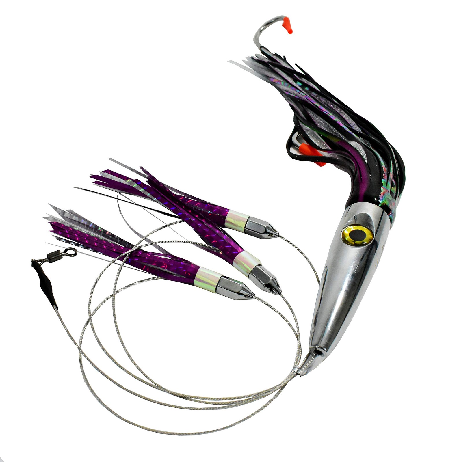 MagBay Lures 15 Daisy Chain Plomero Oil Spill Multicolor 280 lb Inch Functional MagBay Lures 15 Daisy Chain Plomero Oil Spill Multicolor 280 lb Inch Functional