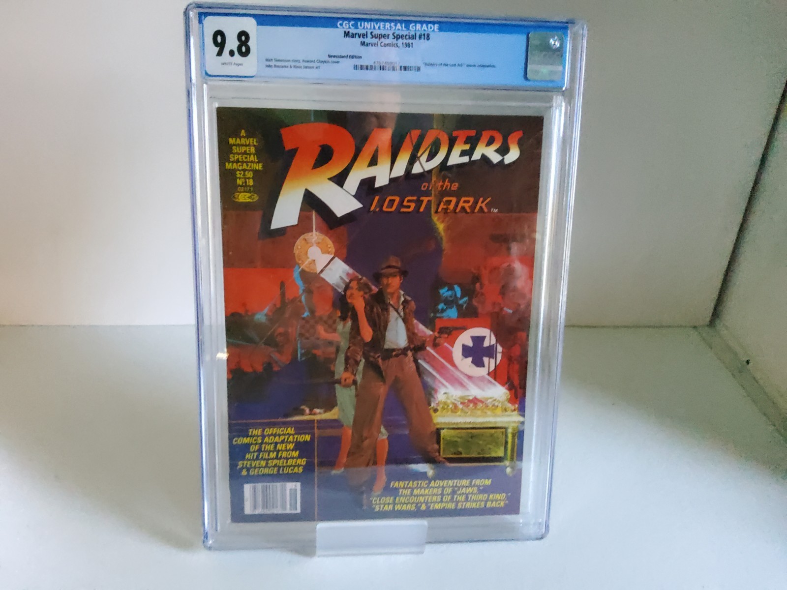 Marvel Super Special #18 Raiders Of The Lost Ark CGC 9.8. SUPER RARE NEWSTAND Marvel Super Special #18 Raiders Of The Lost Ark CGC 9.8. SUPER RARE NEWSTAND