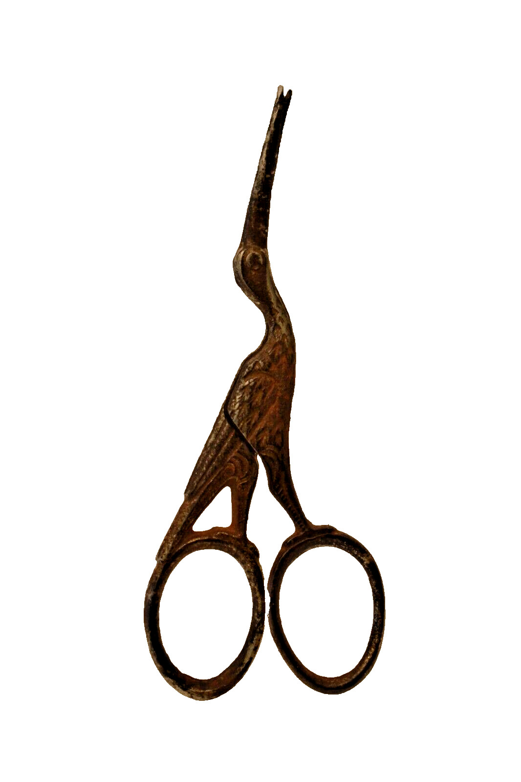 Vintage Birth Stork Scissors Bird Long Beak Stork Scissors Embroidery Crafting 