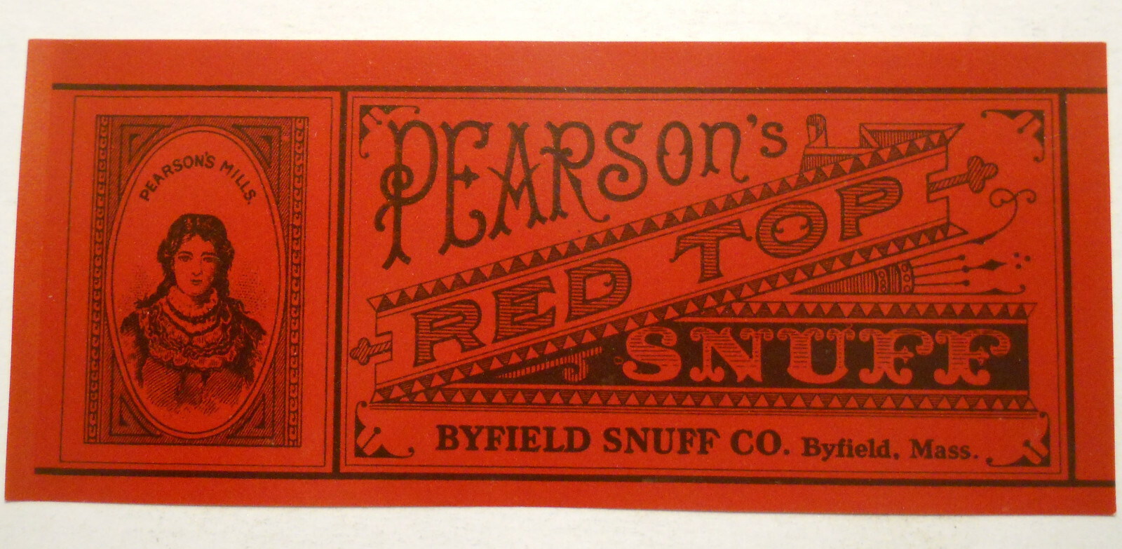 ca.1930 's Pearson's Red Top (Byfield, Massachusetts) can label ca.1930 's Pearson's Red Top (Byfield, Massachusetts) can label