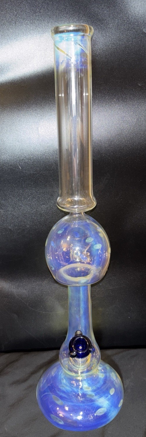 Vintage 2 FT Custom Blown Glass WaterPipe Tobacco Bong Mushroom US Made GoldFume Vintage 2 FT Custom Blown Glass WaterPipe Tobacco Bong Mushroom US Made GoldFume