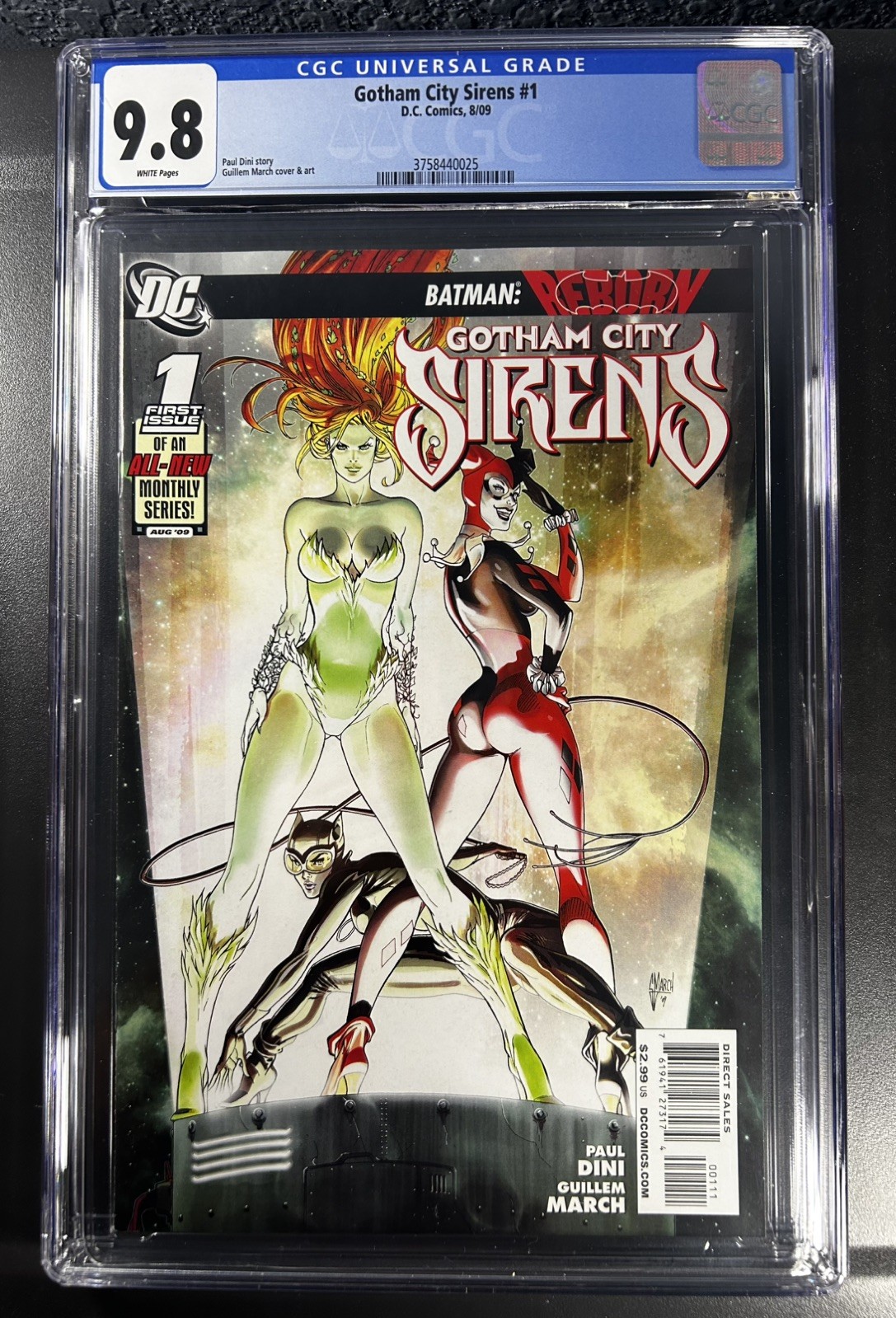 Gotham City Sirens 1A March CGC 9.8 2009 