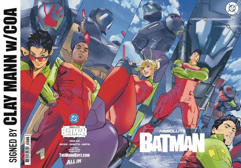 ABSOLUTE BATMAN #21 - TheMannBoyz SIGNED In Hand ABSOLUTE BATMAN #21 - TheMannBoyz SIGNED In Hand