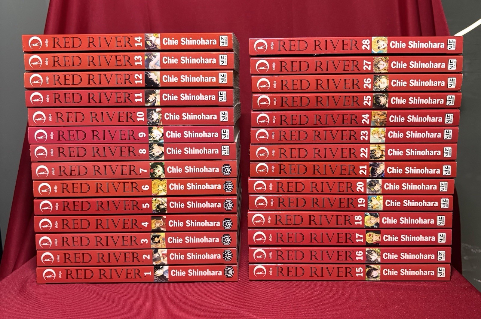 Red River, Vols. 1-28 (Complete Set) Chie Shinohara, English Manga All 1st Print