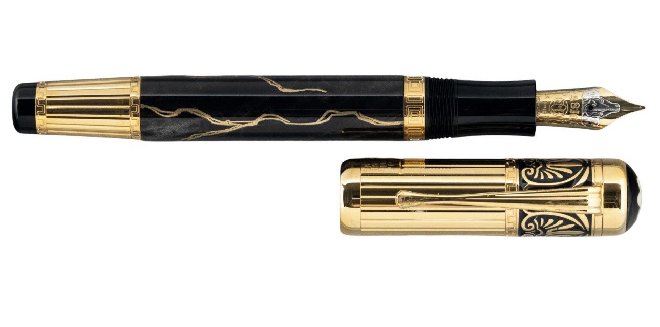 Montblanc Patron of The Arts Alexander The Great FP 110225 Never Inked M Nib