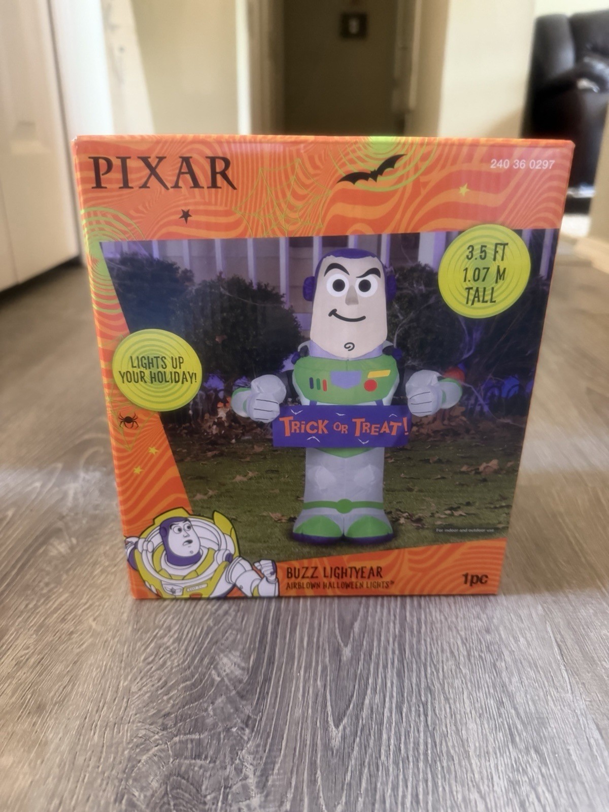 Disney Pixar Buzz Lightyear Halloween “Trick Or Treat” Airblown Inflatable Gemmy