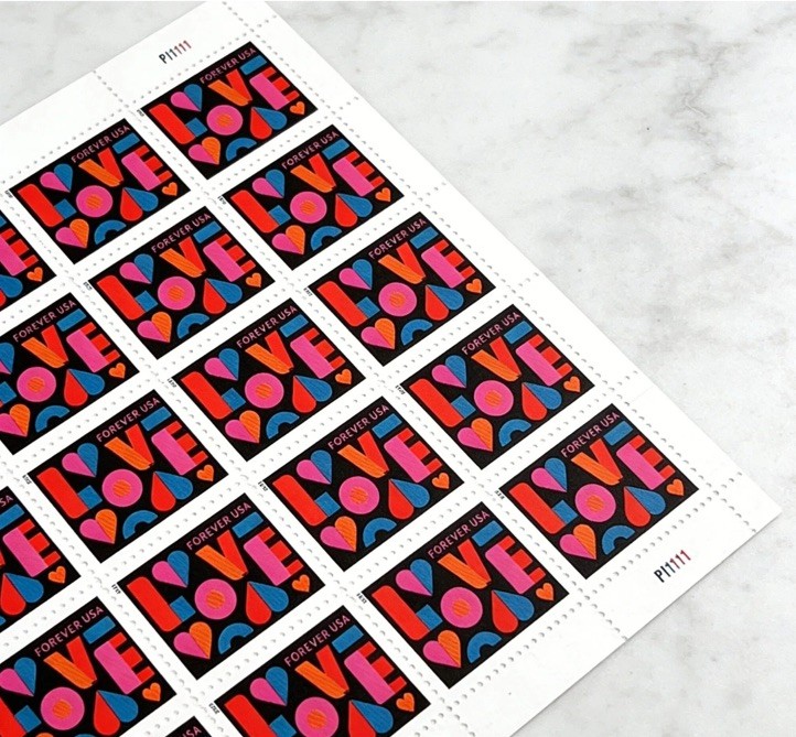2021 USPS Love For&ever Stamps – 5 Booklets of 20 (100 Total) MNH 2021 USPS Love For&ever Stamps – 5 Booklets of 20 (100 Total) MNH