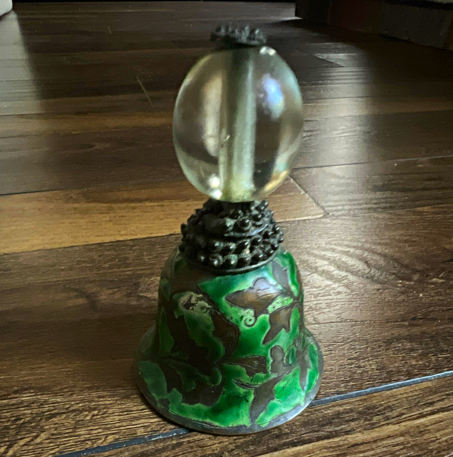 Qing Dynasty Chinese Official’s Hat with Crystal Finial and Enamel Mounts