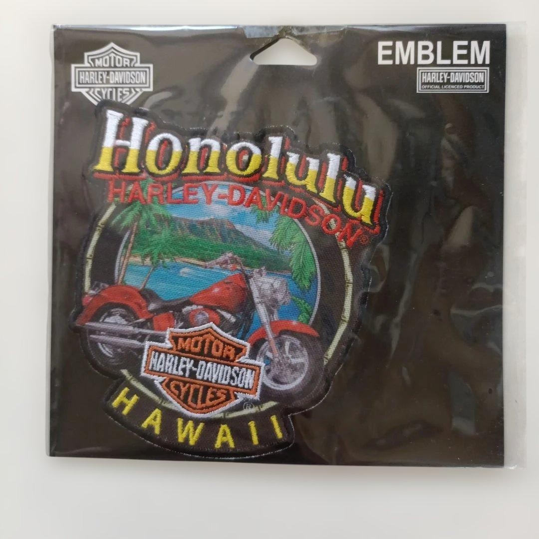 HarleyDavidson Honolulu Emblem Unopened, Vintage, Hawaii Souvenir