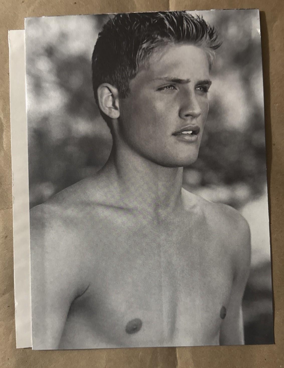 Abercrombie & Fitch Vintage Fold-Out Poster 21” x 15” Proof Ad Campaign Male