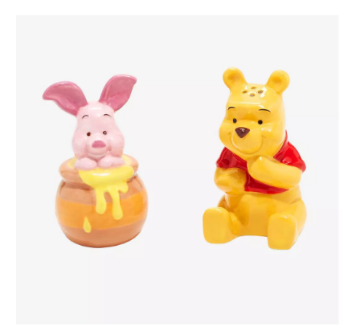 Disney ceramic salt & pepper shaker winnie the pooh and Piglet Kitchenware NEW