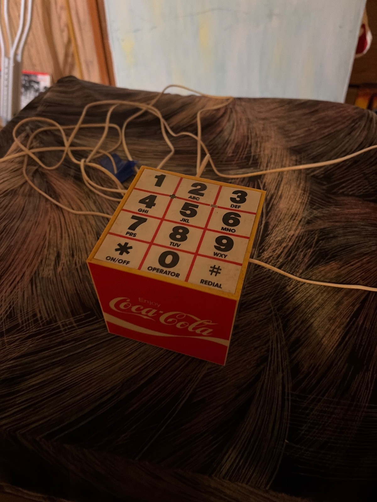 1984 coca cola plympic cube speaker phone in working con 1984 coca cola plympic cube speaker phone in working con