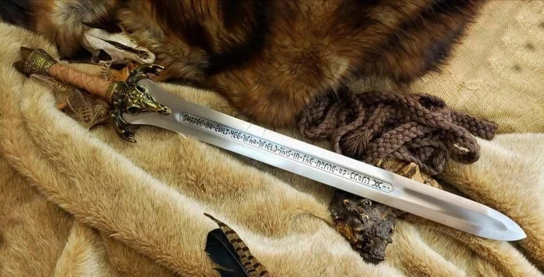 Handmade Conan Swords (Pair) Atlantean & King Replica Blades Best Gift For Him Handmade Conan Swords (Pair) Atlantean & King Replica Blades Best Gift For Him