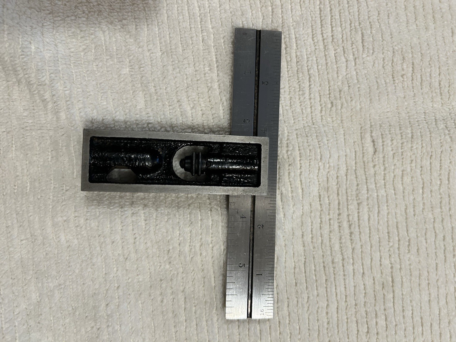 L.S. Starrett No.13  6” Double Square 