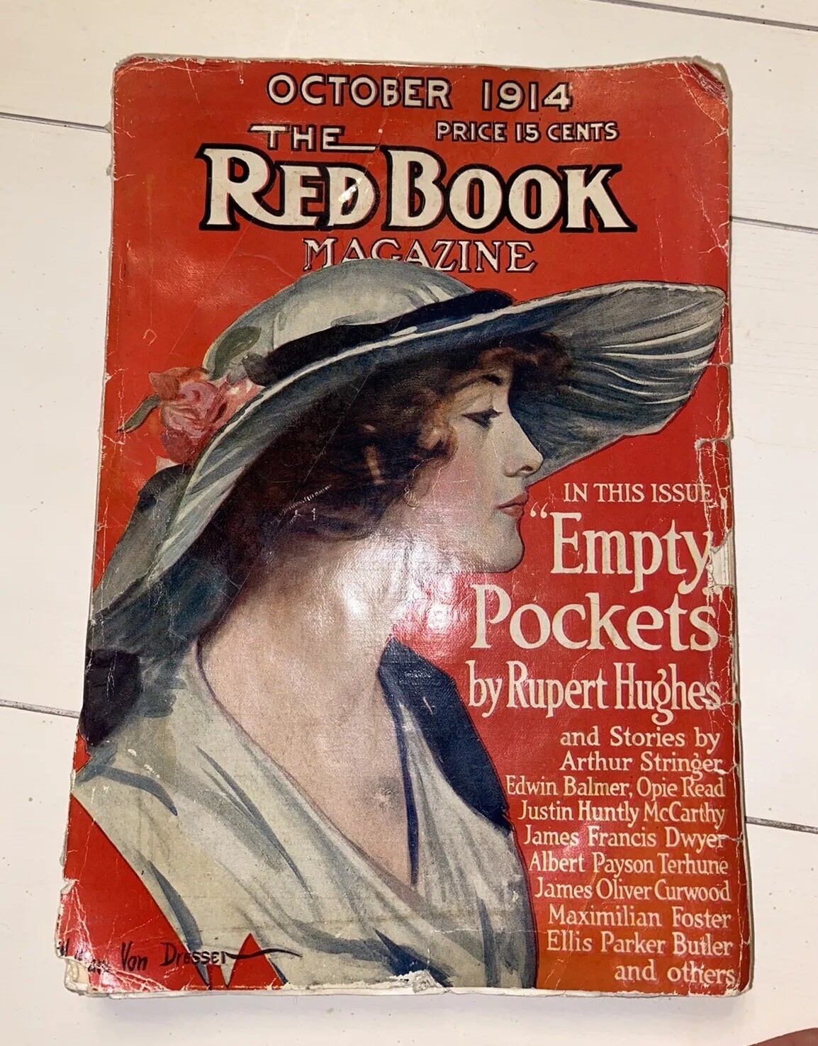 The Red Book Magazine October 1914 “Empty Pockets” Ephemera WW1 Era Great read The Red Book Magazine October 1914 “Empty Pockets” Ephemera WW1 Era Great read