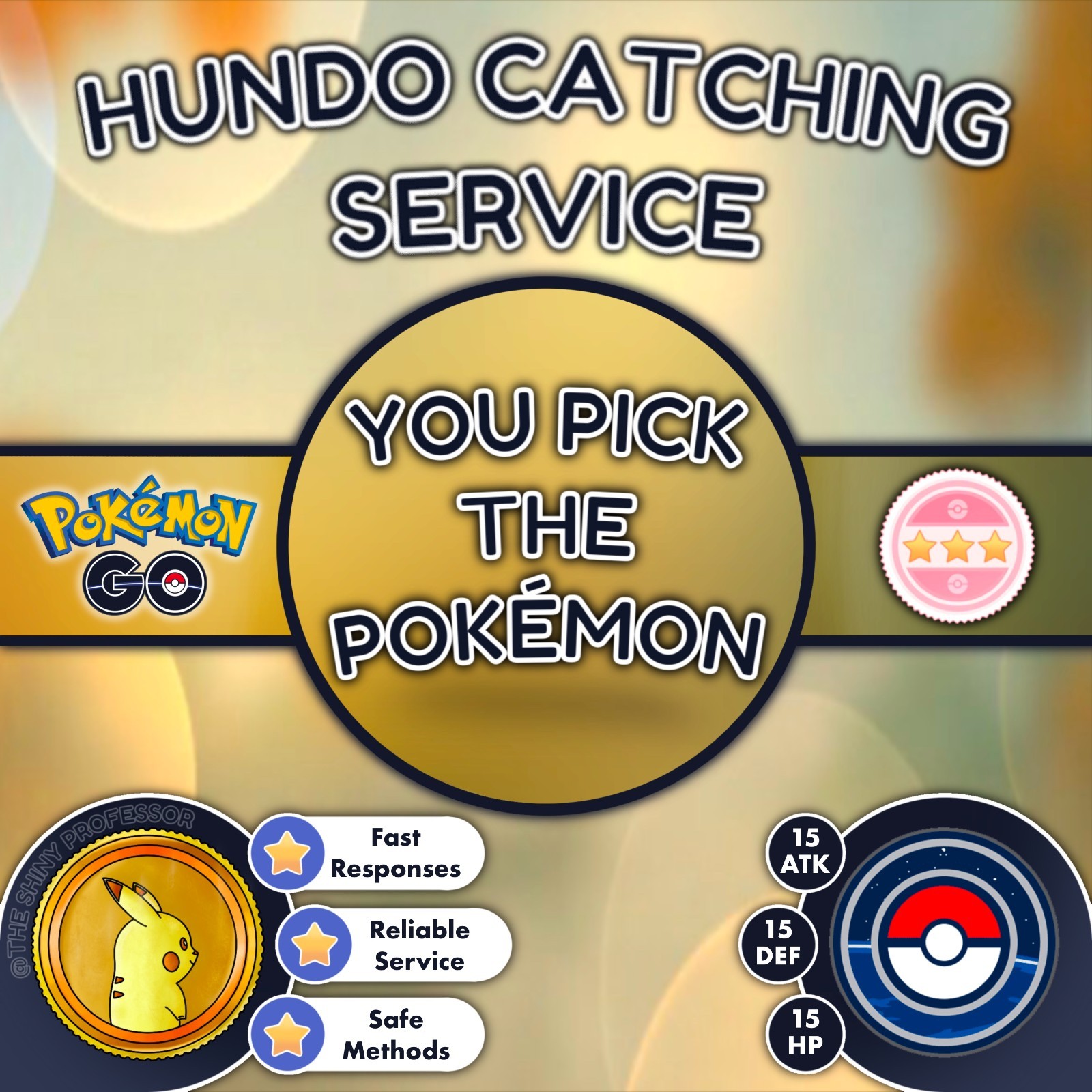 Pokemon Go Targeted Event Hundo Catching Service | 100% IVs Guaranteed 💥 Pokemon Go Targeted Event Hundo Catching Service | 100% IVs Guaranteed 💥